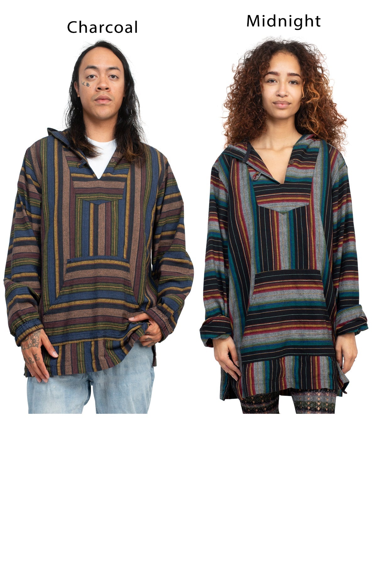 Unisex Stripe Baja Hoodie