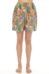 Mushroom Love Print Beach Shorts