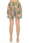 Mushroom Love Print Beach Shorts