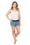 Women's Elephant Print Everyday Boho Active Shorts