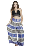 Tie-Dye Stripe Hippie Palazzo Pants