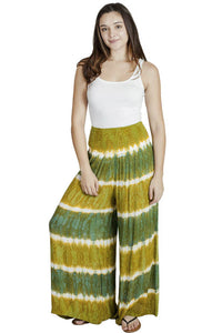Tie-Dye Stripe Hippie Palazzo Pants