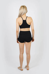 Tripping on Tie-Dye Organic Scrunchy Tie Shorts