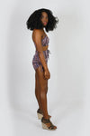 Tripping on Tie-Dye Organic Scrunchy Tie Shorts