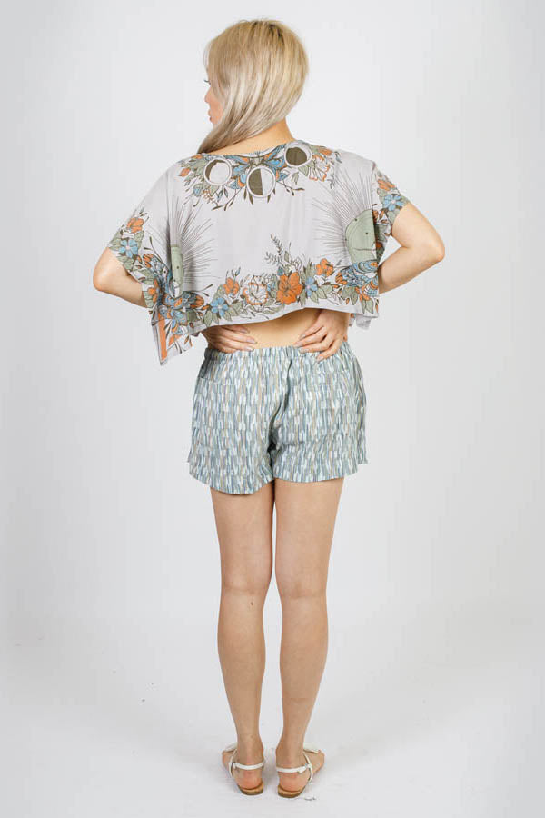 Mandala Sun Boho Lounge Shorts
