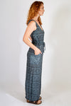 Aztec Print Wide-Leg Jumpsuit