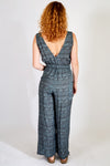 Aztec Print Wide-Leg Jumpsuit