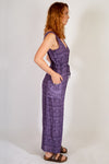 Aztec Print Wide-Leg Jumpsuit
