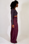 Paperbag Wide-Leg Pants