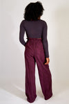 Paperbag Wide-Leg Pants
