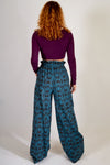 Paperbag Wide-Leg Pants