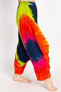 Tie-dye Flowy Harem Pants