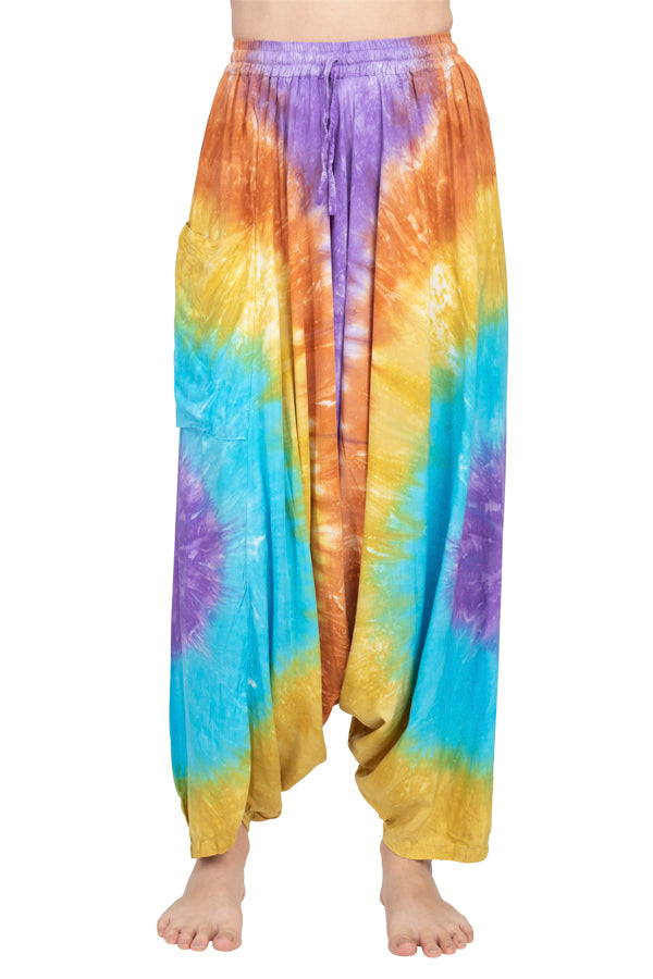 Tie-dye Flowy Harem Pants