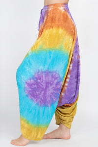 Tie-dye Flowy Harem Pants