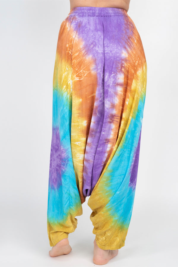 Tie-dye Flowy Harem Pants