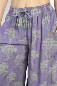 Tree of Life Oversized Crop Pants