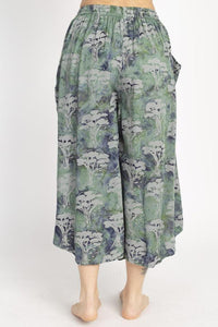 Tree of Life Oversized Crop Pants