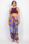 Unisex Jewel Tie-dye Harem Pants