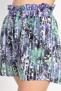 Forest Batik Summer Shorts