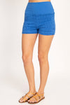 Print High Waisted Yoga Shorts
