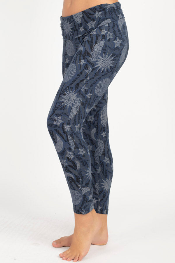 Organic Cotton Celestial Print Leggings