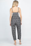 Women's Lotus Mandala Overalls Jumpsuit