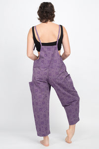 Women's Lotus Mandala Overalls Jumpsuit