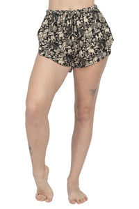 Elephant Print Summer Women's Lounge Shorts