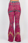Tie-Dye Organic Cotton Belly Bottom Pants