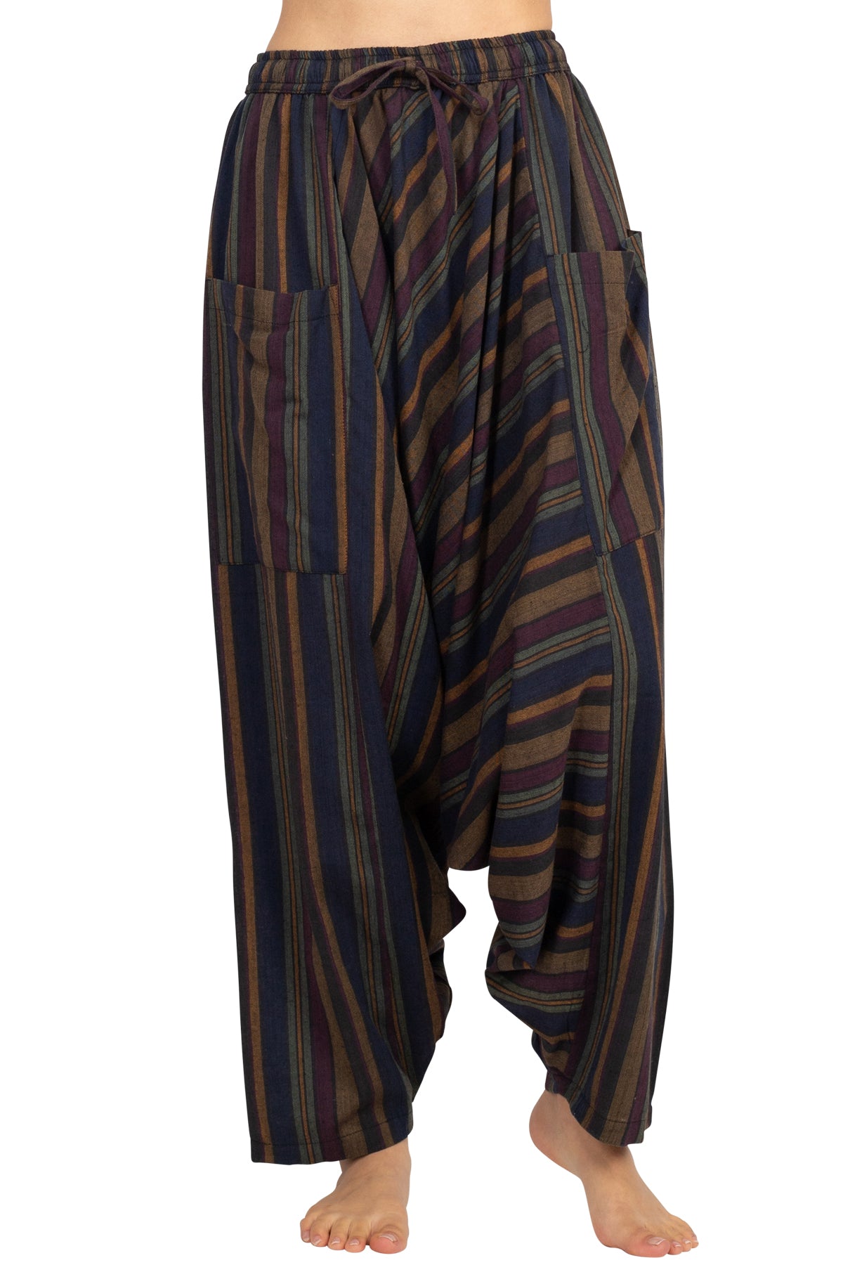 Unisex Drop-CRCH Harem Pants
