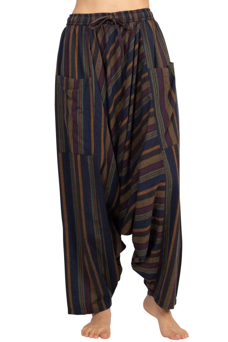 Unisex Drop-CRCH Harem Pants
