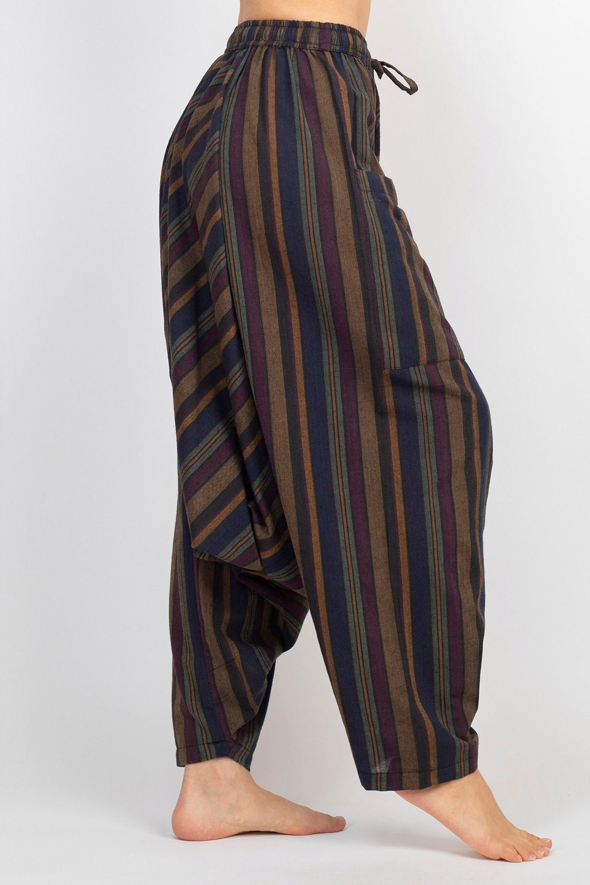 Unisex Drop-CRCH Harem Pants
