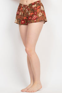 Mushroom Print Beach Shorts