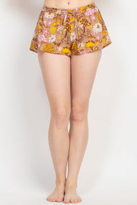 Mushroom Print Beach Shorts