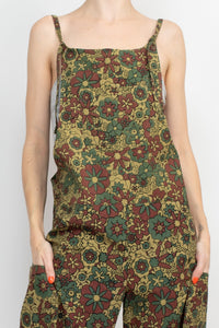 Flower Power Oversized Overalls