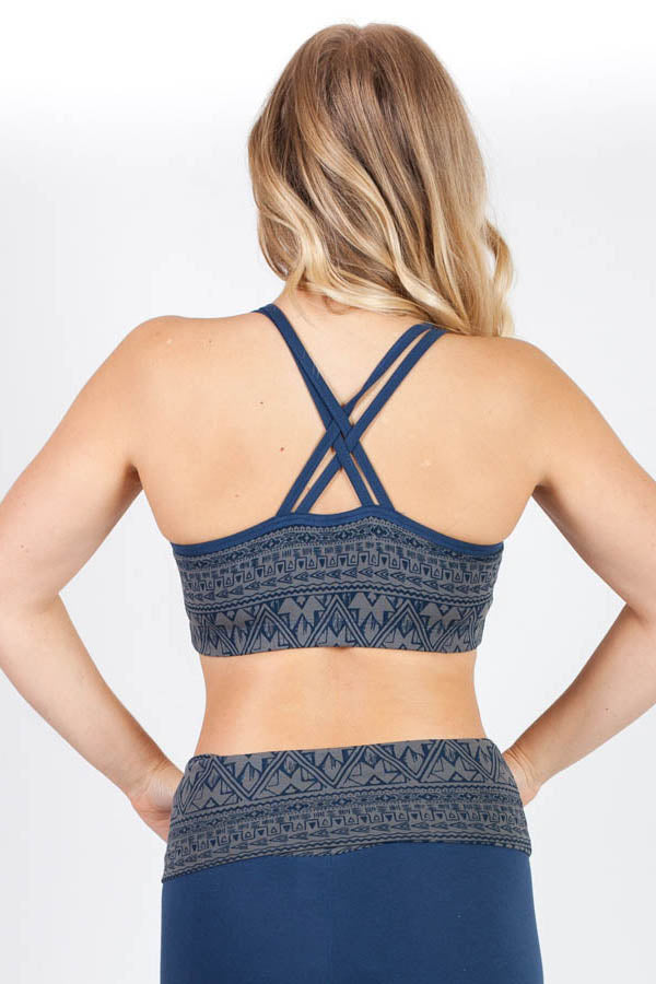 Vintage Aztec Yoga Bra