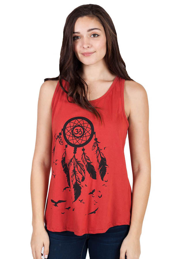 Catch Your Dreams Knotted-Back Tank