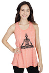Balance Your Chakras Meditating Buddha Boho Tank Top