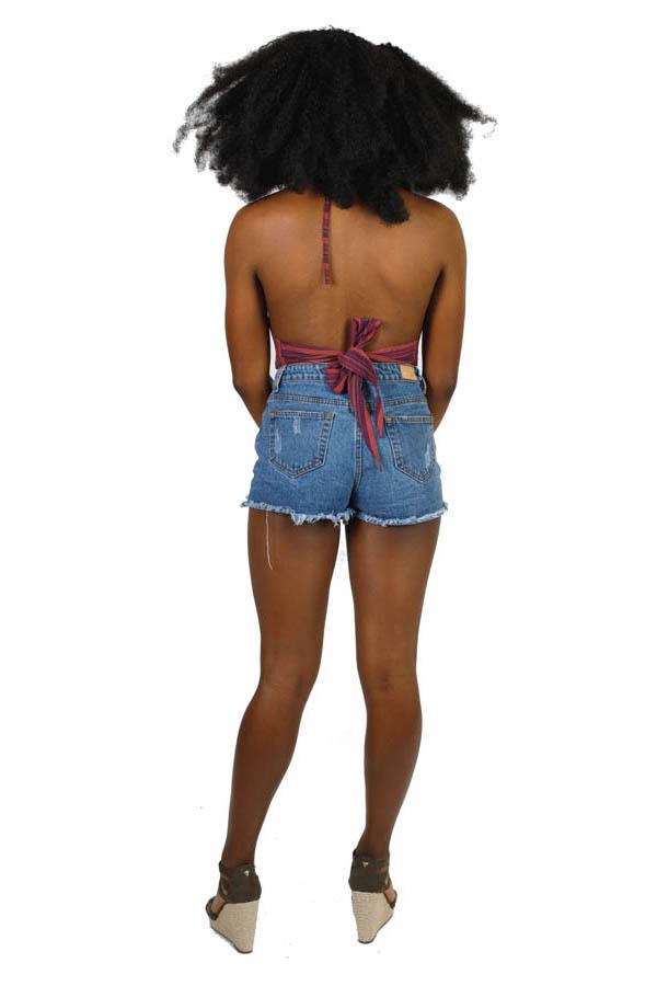 Garden Embroidered Boho Halter