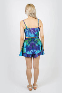 Dream Believer Tie-Dye Skirted Shorts