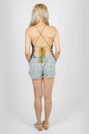 Diamond Daisy Crochet Fringe Beach Top