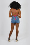 Diamond Daisy Crochet Fringe Beach Top