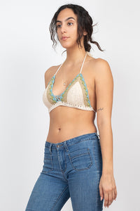 Festive Crochet Top