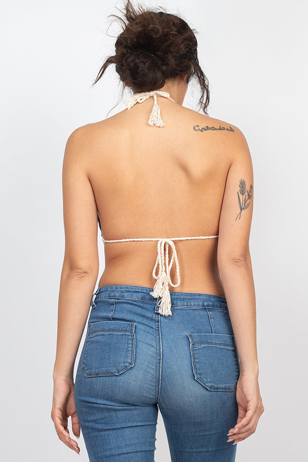 Festive Crochet Top