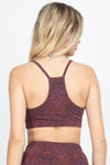 Organic Cotton Printed Yoga Bra