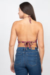 Cotton Crochet Tie-dye Top