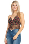 Cotton Crochet Tie-dye Top