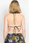 Mushroom Print Halter Top