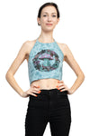 Woodland Mushroom Halter Top