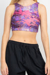 Psychadelice Marble Hi Neck Yoga Top